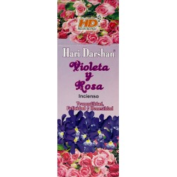incienso violeta y rosa darshan